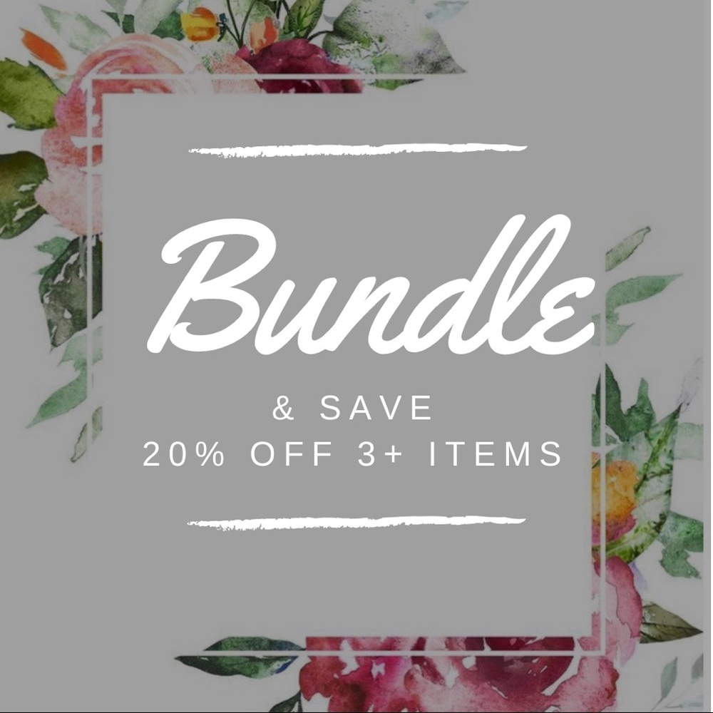 BUNDLE OPTIONS AVAILABLE